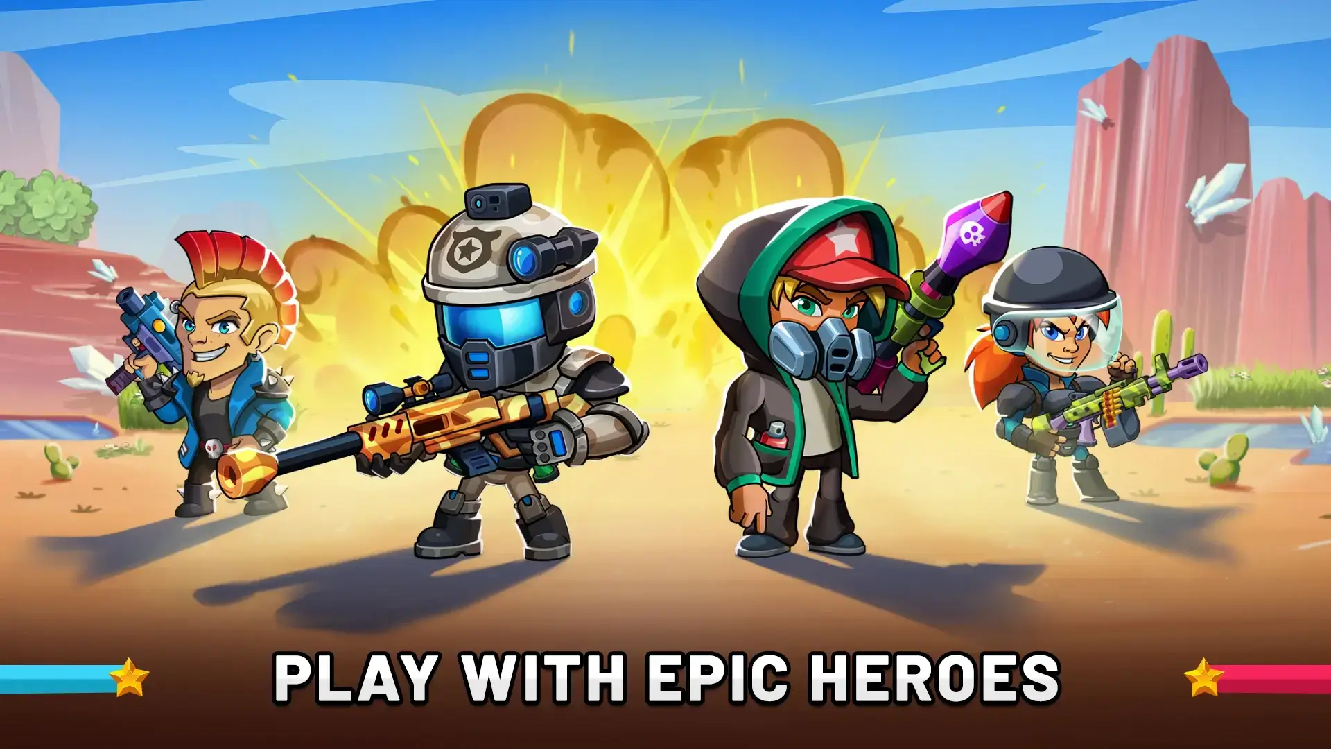 Battle Stars 4v4 Multiplayer MOD APK