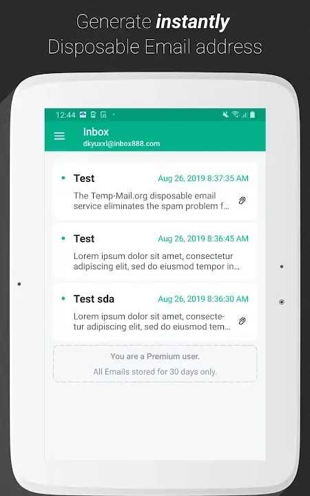 Temp Mail MOD APK